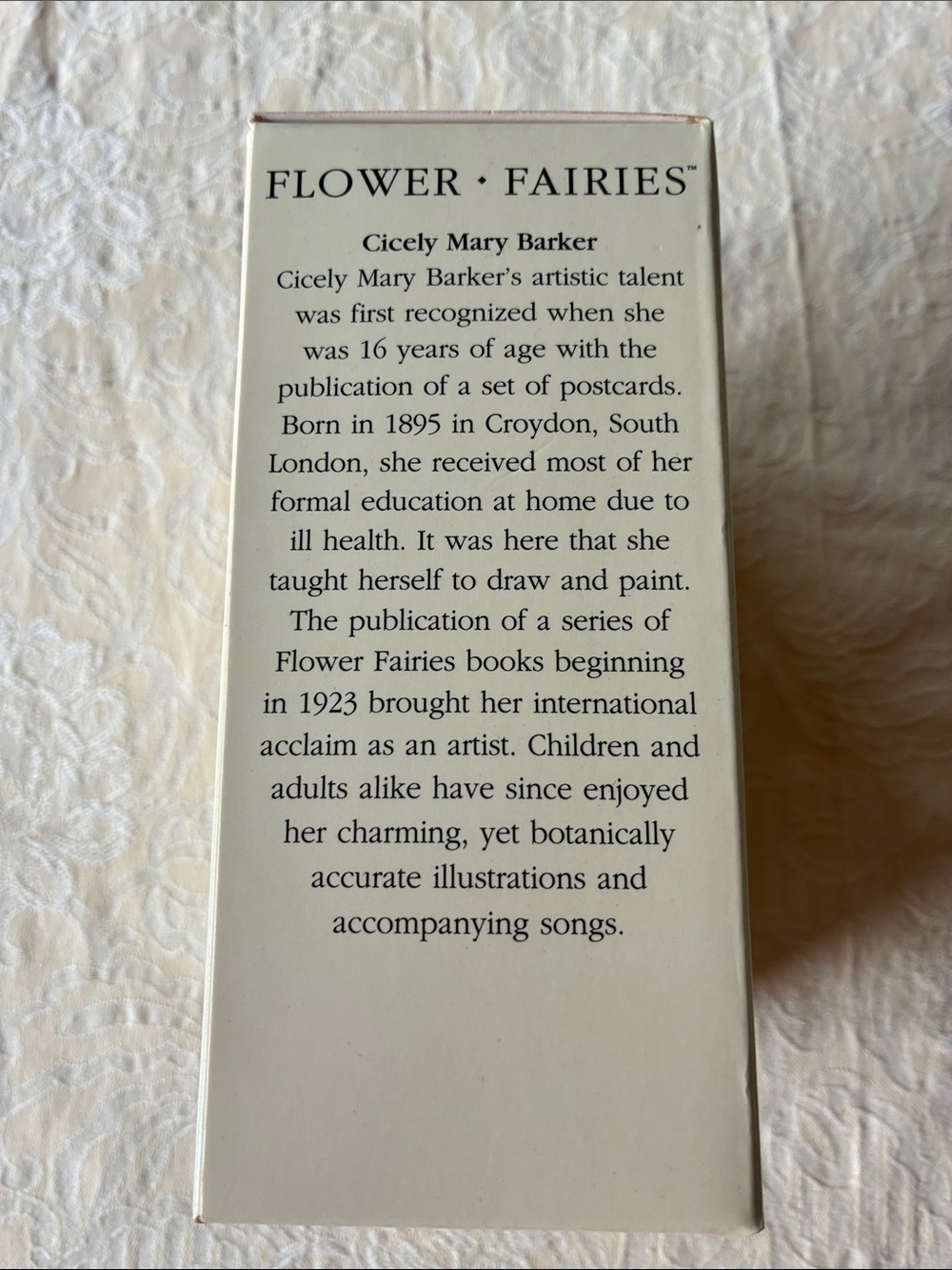 Cicely Mary Barker Flower Fairies The Pear Blossom Fairy Ornament - Picture 5 of 5
